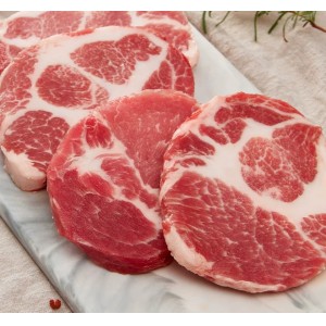 新鲜4斤原切猪排梅花肉鲜嫩土猪烧烤叉烧食材商用雪花猪扒
